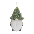 Melrose Terra Cotta Gnome with Pine Tree Hat Ornament (Set of 6)