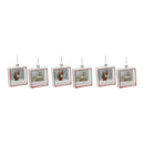 Melrose Glass Gnome Shadow Box Ornament (Set of 6)
