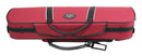 Pedi NiteFlash Violin Case 4/4 Red/Grey with Steel-Shield & Reflective Strips