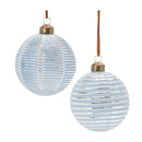 Ribbed Glass Ornament (Set of 12)