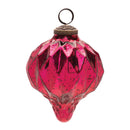 Melrose Harliquin Mercury Glass Onion Ornament (Set of 6)