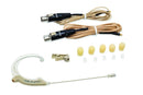 Hosa Mogan Elite ICE Beige Omni Earset Microphone for Shure w/ Case - EIO-BG-SH