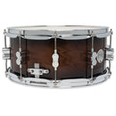 PDP Concept Maple Exotic 6.5x14 Snare Drum Walnut Charcoal Burst PDCMX6514SSWC