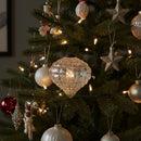 Melrose Iridescent Onion Glass Ornaments – Set of 4