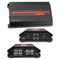 DS18 SXE-1200.4/BK 4-Channel 400W RMS Amplifier - Black