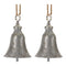 Rustic Metal Bell Ornament (Set of 2)