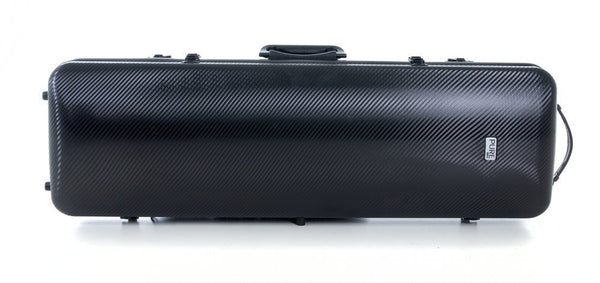 GEWA PURE Polycarbonate 2.4 Oblong Violin Case - Black/Black with Subway Hand