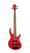 Cort C5DELUXECRD Artisan Series 5-String Bass Guitar - Candy Red