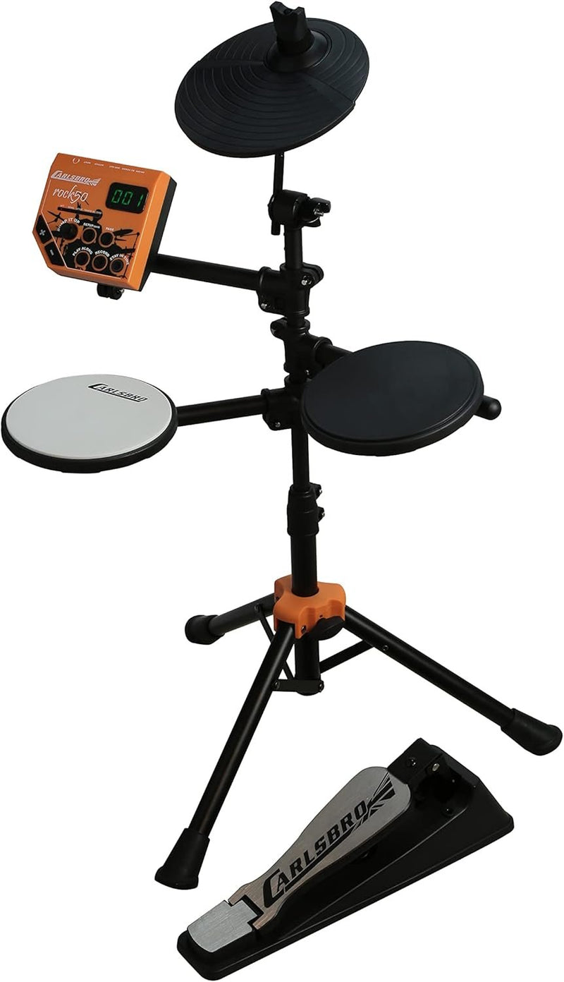 Carlsbro Rock50 Junior Electronic Drum Kit with Sound Module & Headphones