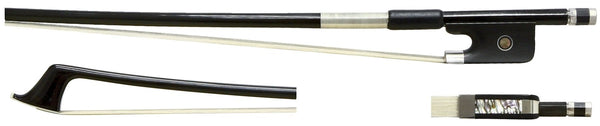 Gewa Carbon 4/4 Viola Bow Full-Lined Nickel Ebony Frog – A71A50