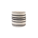 Striped Woven Cotton Basket (Set of 2)