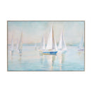 Melrose Framed Sailboat Print 23.5"L Wall Decor, Nautical, Plastic