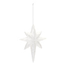 Clear Acrylic Star Drop Ornament (Set of 24)