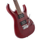 Cort X100 X Series Electric Guitar Open Pore Black Cherry X100OPBC