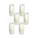 Melrose LED Dripping Wax Pillar Candles (Set of 6)