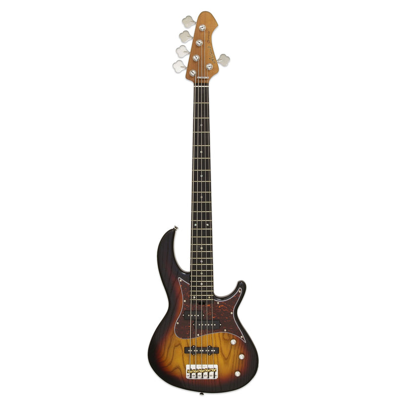 Aria Pro II 313-MKII/5 Detroit 5-String Bass Open-Pore Sunburst