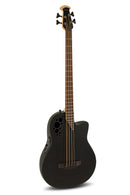 Ovation Pro Series Elite TX E-Acoustic Bass B778TX-5 Mid/Cutaway Black Textured