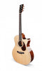 TYMA TG-15E Grand Auditorium All-Solid Sitka Spruce Top Acoustic-Electric Guitar