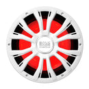 Boss Audio 10" MRG10W Subwoofer w/RGB Lighting - White - 800W Marine