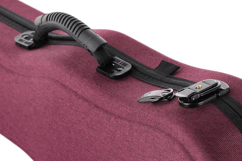 GEWA Bio-A Shaped 4/4 Violin Case Violet with Backpack Straps