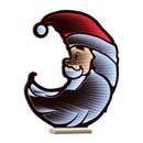 Melrose Santa Half Moon Ekkolight 23"H