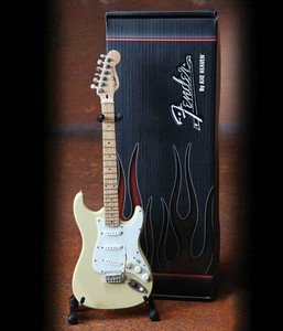 Axe Heaven Fender Stratocaster Mini Guitar Replica - Cream - New Open Box