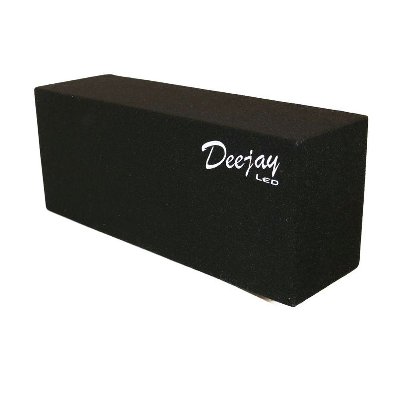 DEEJAY LED 8" Dual Woofer & Tweeter Empty Chuchera Speaker Enclosure – Blue