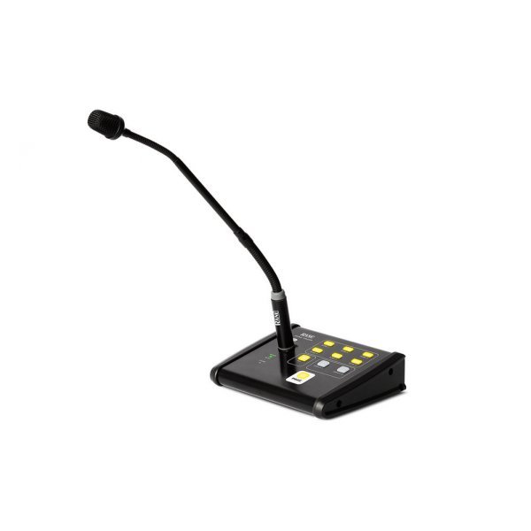 Rane ZONE-PAGER Six-Zone Tabletop Paging Station with Dynamic Gooseneck Mic