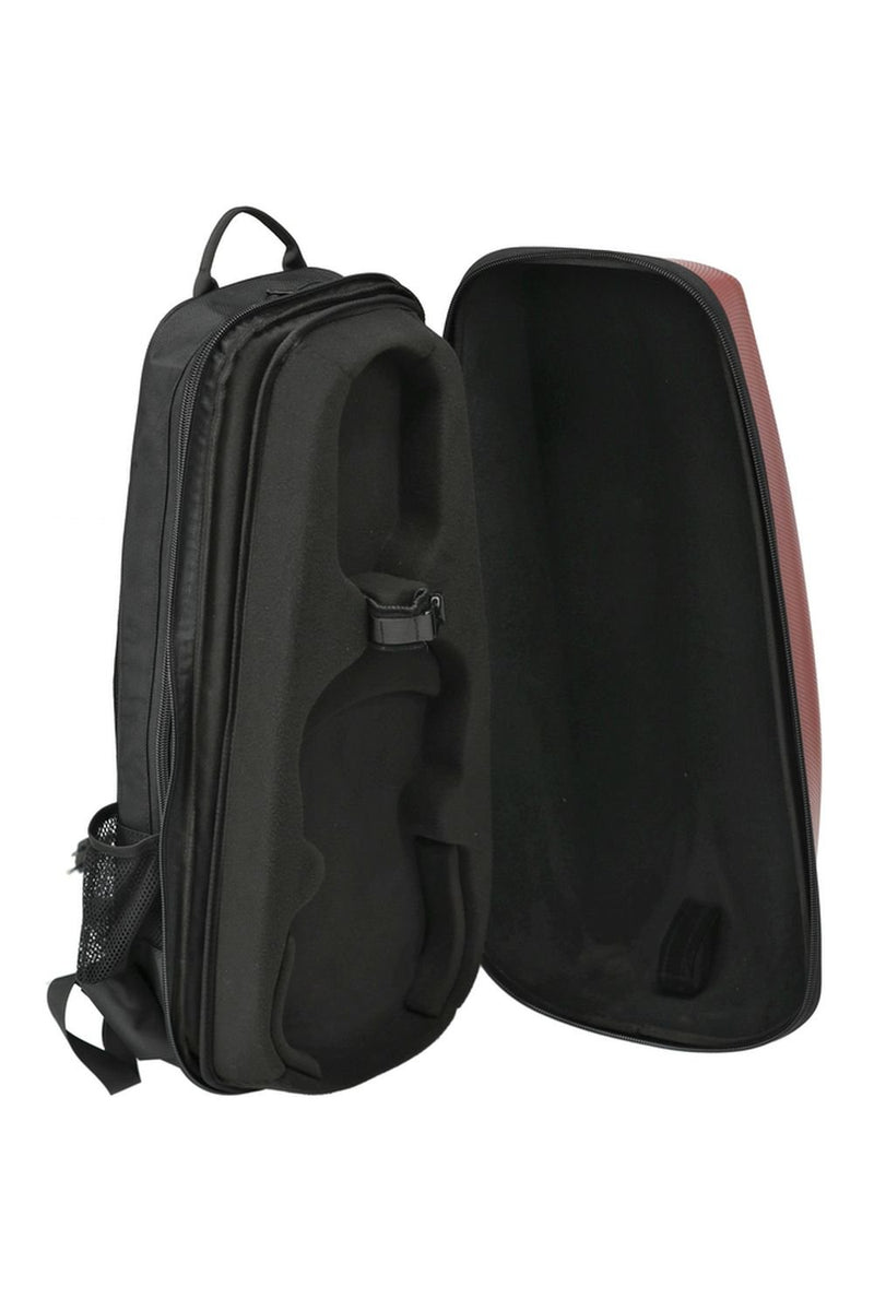 GEWA Space Bag Violin 4/4 - 3/4 Size Backpack - w/ Bow Case - Caraxis Red