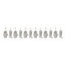 Melrose Glass Mitten and Stocking Ornament (Set of 12)