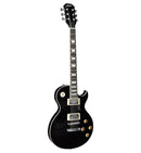 Austin Super 6 Archtop Single Cutaway Electric Guitar - Black - AS6PBK
