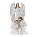 Melrose Holy Family with Angel Statue 16"H