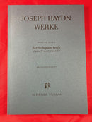 Haydn String Quartet Text Op. 9 & Op. 17 Complete Edition Henle in German