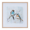 Melrose Framed Bird Couple Wall Print, Plastic