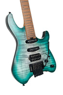 Cort Space 6GTR Electric Guitar w/Gig-bag Semi Gloss Lagoon