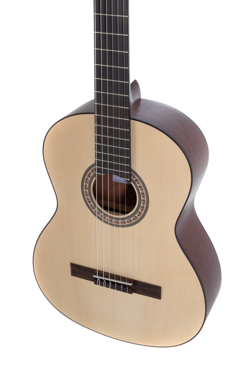 Caballero by MR 4/4 Classical Guitar – Solid Spruce Top – Natural Finish