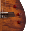 Angel Lopez Hybrid Nylon Acoustic Electric Guitar Tobacco Sunburst SHERRY CE TB