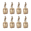 Melrose Distressed Metal Bell Ornament (Set of 8)
