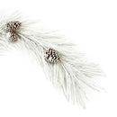 Melrose Flocked Long Needle Pine Garland 48"L