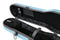 GEWA Bio-A Shaped 4/4 Violin Case - Blue with Backpack Straps