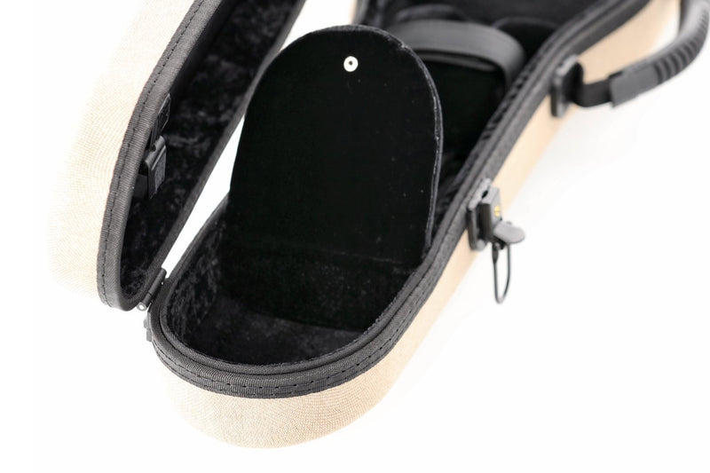 GEWA Bio-A Shaped 4/4 Violin Case Beige with Backpack Straps