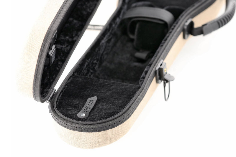 GEWA Bio-A Shaped 4/4 Violin Case Beige with Backpack Straps