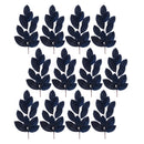 Melrose Glittered Magnolia Leaf Spray (Set of 12)