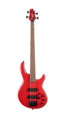 Cort C4DELUXECRD Artisan Series C4 Deluxe Bass Guitar - Candy Red