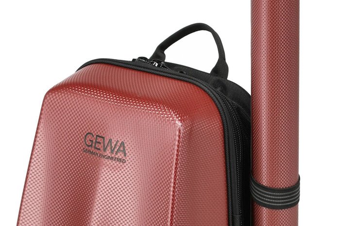 GEWA Space Bag Violin 4/4 - 3/4 Backpack w/ Bow Case - Red - New Open Box
