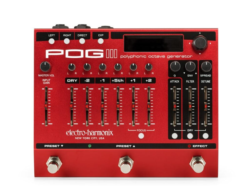 Electro-Harmonix POG3 Polyphonic Octave Generator Pedal