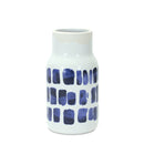 Melrose Two-Tone Tie Dye Design Ceramic Vase (Set of 2)