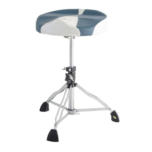 Dixon K Series Moto Drum Throne – Blue/White - PSN13BW