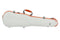 Gewa PURE 1.8 Shaped Polycarbonate 4/4 Violin Case - White/Orange