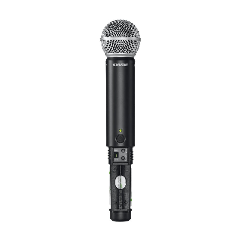 Shure BLX288/SM58 Wireless Dual Vocal System - 2 Mics J11 Band - New Open Box